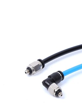 基家气动气管快速接头螺纹直通PL4-M3迷你型微型弯头PC6-M5 01 02