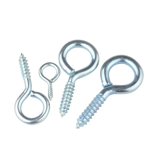 羊眼钉带钩自攻木螺丝钉羊眼钩灯钩吊环蓬胀挂钩羊角铁问号勾子