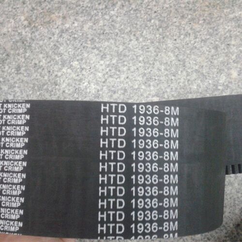 工业皮带 黑橡胶同步带 HTD-8M-1936 60MM宽度  规格齐全