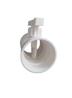 PVC风量调节阀手动管道风管风阀蝶阀圆形75/110/160/200/250/315