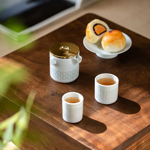 鹊悦旅行茶具(一壶两杯)