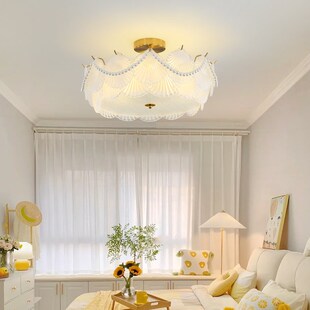主卧室灯2023k年新款现代简约网红爆款浪漫温馨法式轻奢吸顶房间