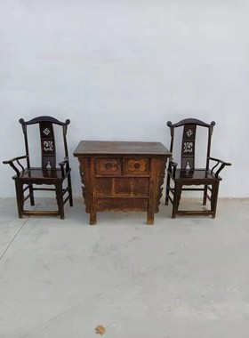 民俗老物件古董老家具实木桌子椅子复古怀旧收藏摆件影视道具装饰