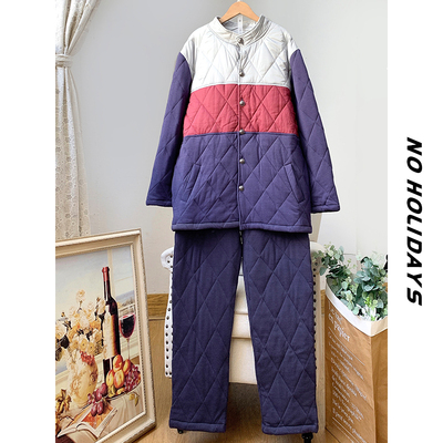 高货~原68f8~厚款男士棉衣家居服套装~很舒服保暖棉服睡衣睡裤冬