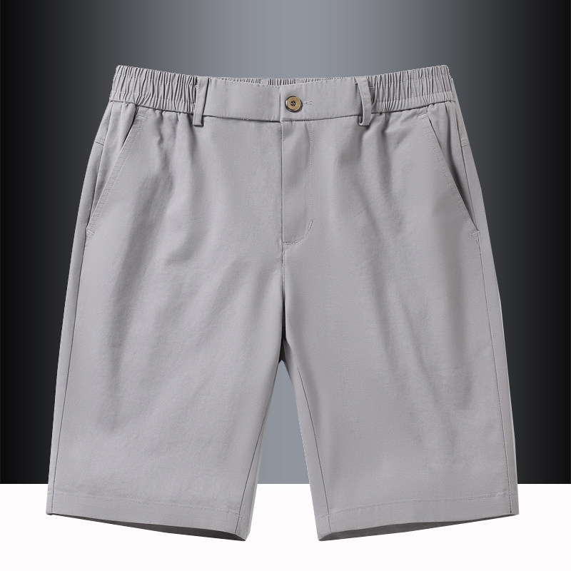夏季新款五分裤子男纯棉商务休闲短裤透气直筒纯色简约百搭短西裤,男装,短裤,淘宝优惠券,粉丝福利购,淘宝优惠卷