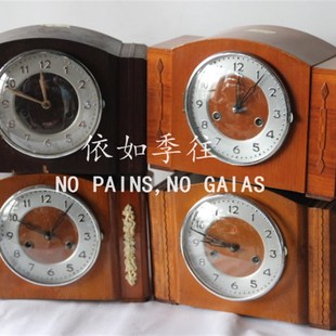 复古怀旧老物件三五牌老古董机械座钟台钟装饰品摆件拍摄道具收藏