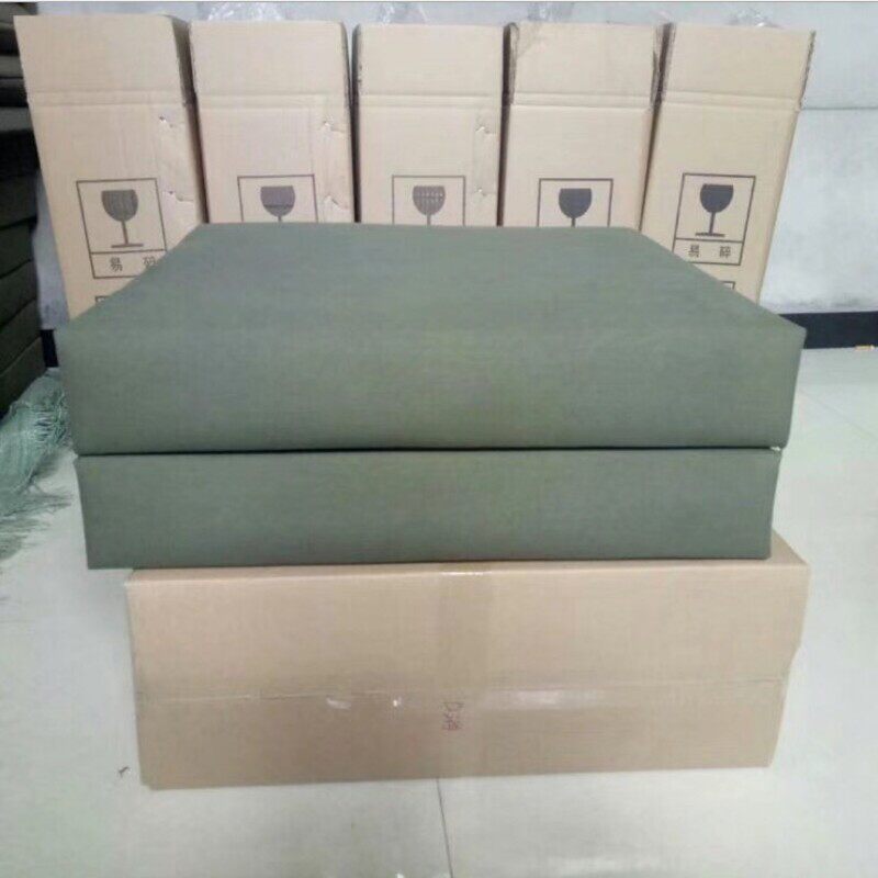 标兵被子内务被成型豆腐块床上用定型帆布棉消防模型被军被可盖洗