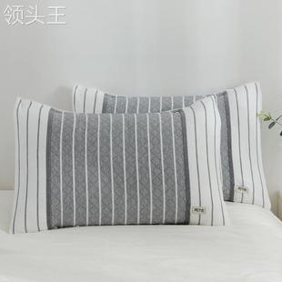 魔术枕套纯棉纱布枕巾可固定式卡扣全棉枕头巾单人枕头巾
