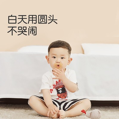 世喜安抚奶嘴新生婴儿防胀气0-3到6个月以上超软宝宝睡觉神器安睡