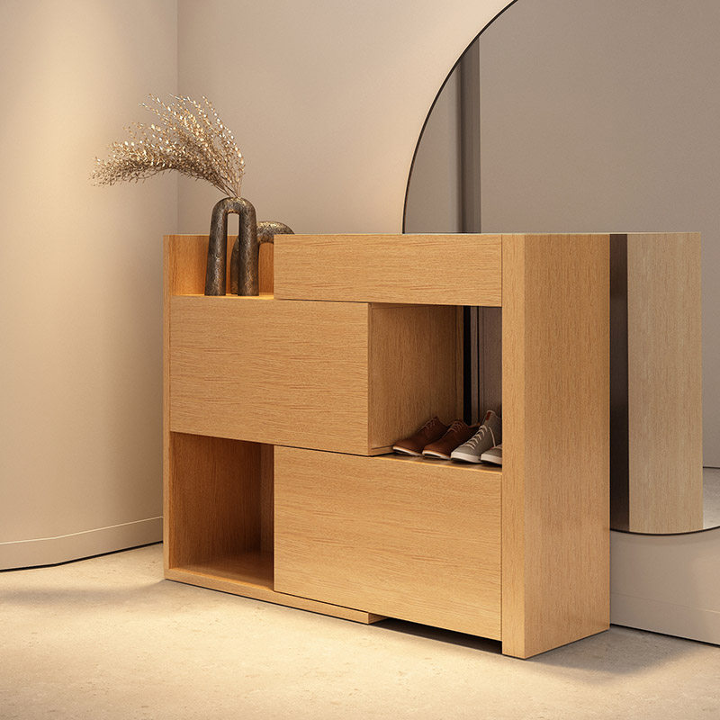 纳威日式侘寂风鞋柜新款2023爆款家用门口简约现代W客厅原木风玄,住宅家具,鞋柜,淘宝优惠券,粉丝福利购,淘宝优惠卷
