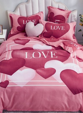 200X230被罩全n棉单件纯棉被套浅蓝色四件套斜纹春夏季家庭用网红