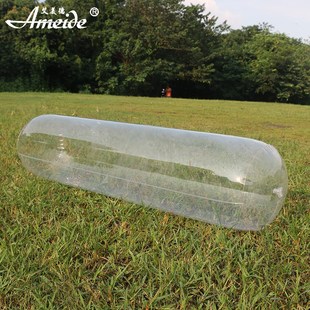 透明充气圆柱抱枕户外枕头节庆装饰沙发腰靠圆形枕空气棒定制美陈