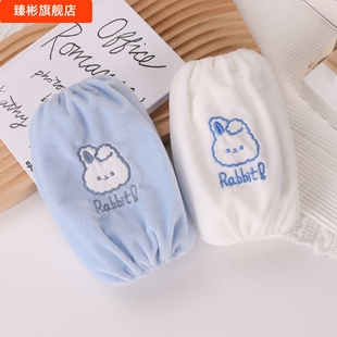羽绒服袖套女秋冬季短款可爱成人办公室工作防脏护袖女款成人袖头