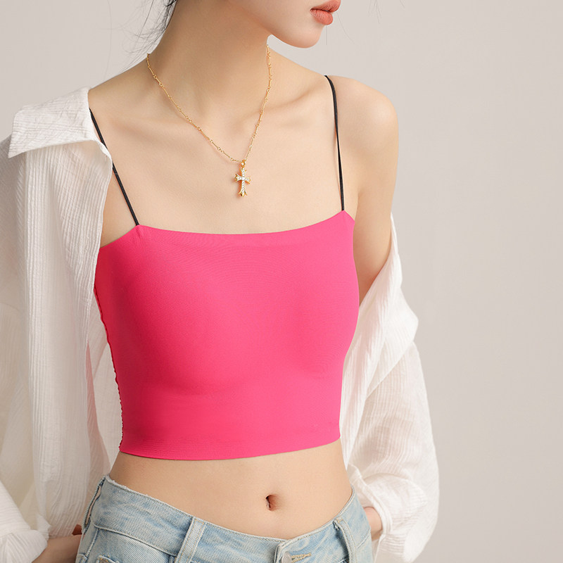 无痕细肩带吊带背心女夏内搭一体内衣带文胸垫打底美背抹胸外穿夏,女士内衣/男士内衣/家居服,吊带/背心/T恤/打底/肌底衣,淘宝优惠券,粉丝福利购,淘宝优惠卷