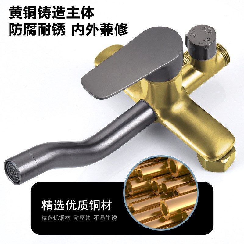 现代简约全铜恒温花洒枪灰色冷热增压式淋浴花洒套装家用卫浴室花,家装主材,恒温花洒套装,淘宝优惠券,粉丝福利购,淘宝优惠卷