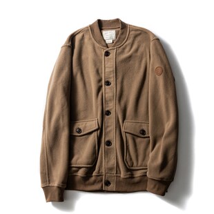 重磅双面300G加厚摇粒绒工装 MA1棒球领夹克男女秋冬情侣保暖外套