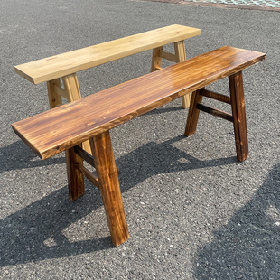 实木条凳家用长凳子靠墙板凳长登子火锅木板凳餐S桌长条凳小木凳