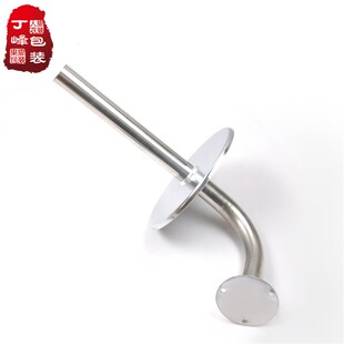 超市不锈钢连卷袋架 散称区连卷袋支架 水M果超市支架购物袋架挂