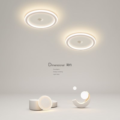 创意阳台灯led吸顶灯卧室灯简约现代客厅灯过道灯走廊灯感应灯具