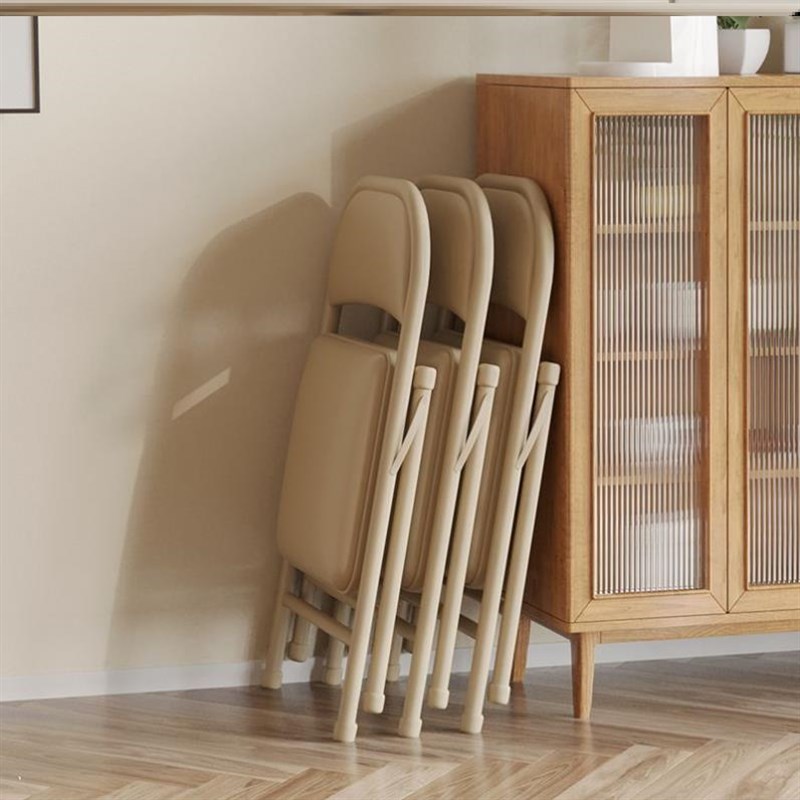 一张椅子简易凳子靠背椅家用折叠椅子便携电脑椅培训会议椅餐椅宿