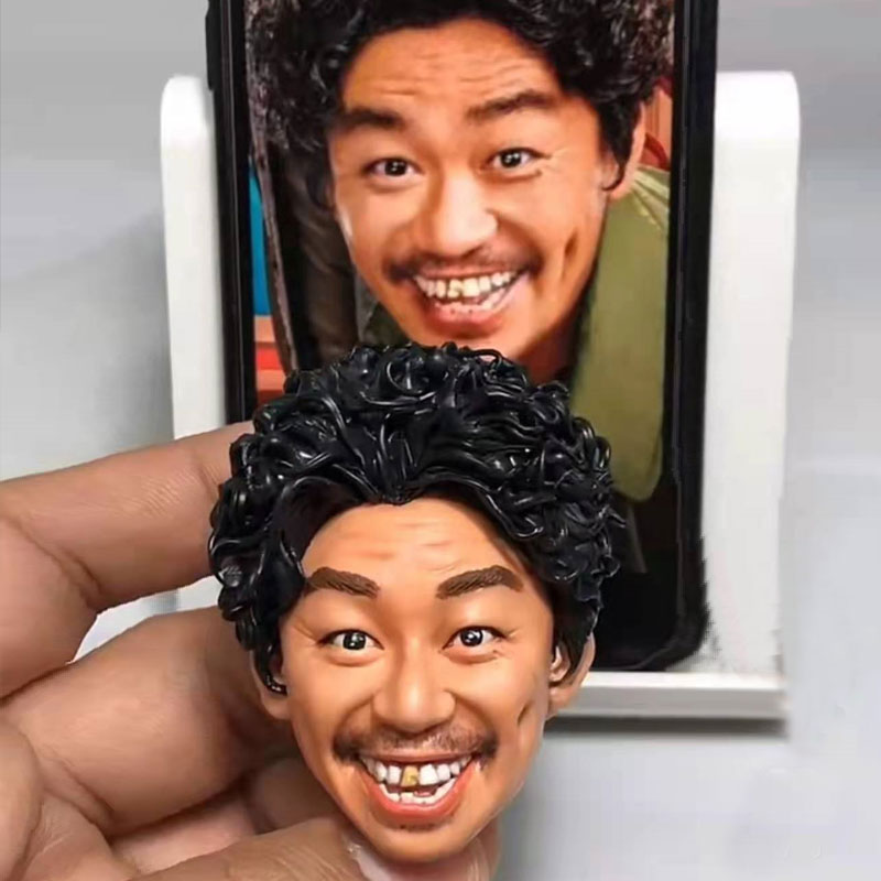 泥人真人定制粘土玩偶软陶人偶公仔捏泥人真人像泥塑结婚礼物手办