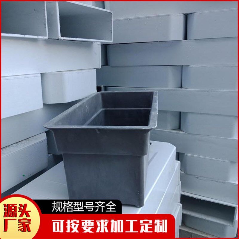 玻璃钢雕塑厂家公路花盆 市政公D路花箱高架桥花盆长方形花箱 - 实物图