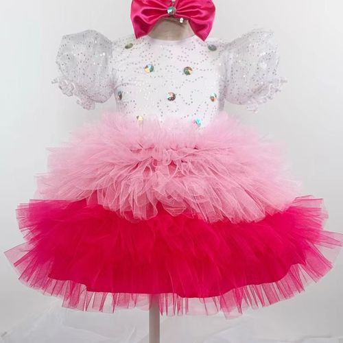 六一儿童演出服蓬蓬裙幼儿舞蹈小甜甜的梦表演服女童可爱粉蛋糕裙