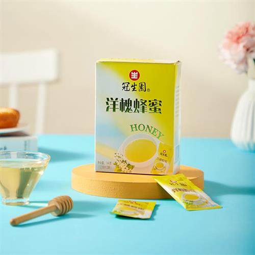 中华老字号 冠生园 便携条装洋槐蜂蜜 12g*12条*3盒量贩装