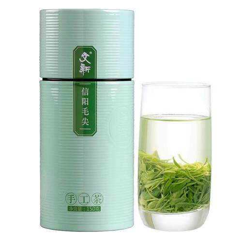 春茶上市文新信阳毛尖2025新茶绿茶茶叶雨前嫩芽叶一级散装150g