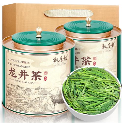 飘香韵 特级明前龙井茶2025新茶 杭州高山绿茶春茶嫩芽浓香型茶叶