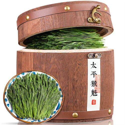 太平猴魁2025新茶绿茶特级兰花香安徽黄山散装木桶茶叶礼盒装250g