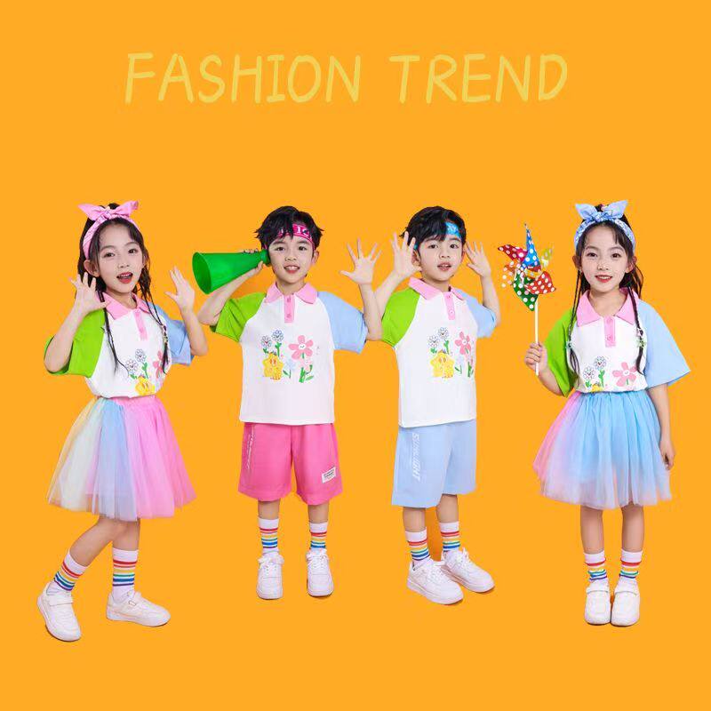 儿童啦啦队演出服幼儿园合唱服
