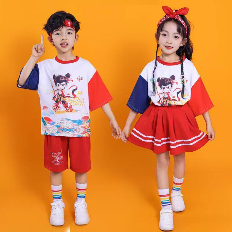 哪吒服装儿童演出服男女童
