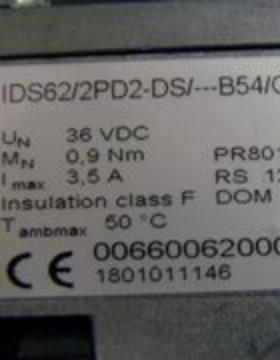 IDS62/2PD2-DS/3D---B54/O-001RPP41百格拉一体化步进电机