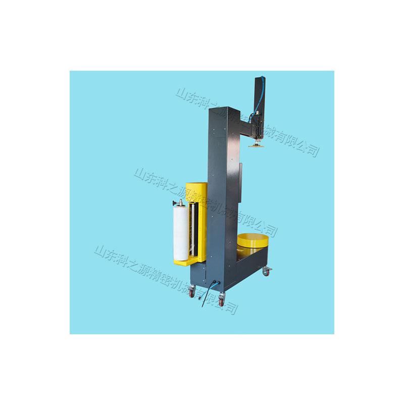 小型压顶纸箱缠绕机全自动无托盘缠绕打包机集装箱运输缠膜机