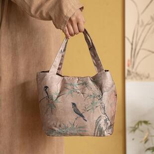 旅行茶具一壶两杯收纳包户外便携收纳袋女士茶事包茶道配件手提