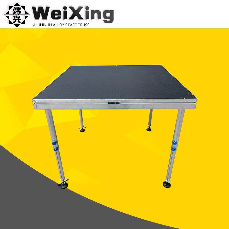 铝合金舞台快装活动折叠舞台自锁拼装舞台婚庆演出学校升降舞台架