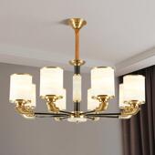 2020年新款 新中式 全铜吊灯客厅灯卧室餐厅别墅现代简约客厅吊灯具