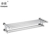 毛巾架304不锈钢浴巾架单双杆多杆挂壁式 浴室挂件A2001热卖
