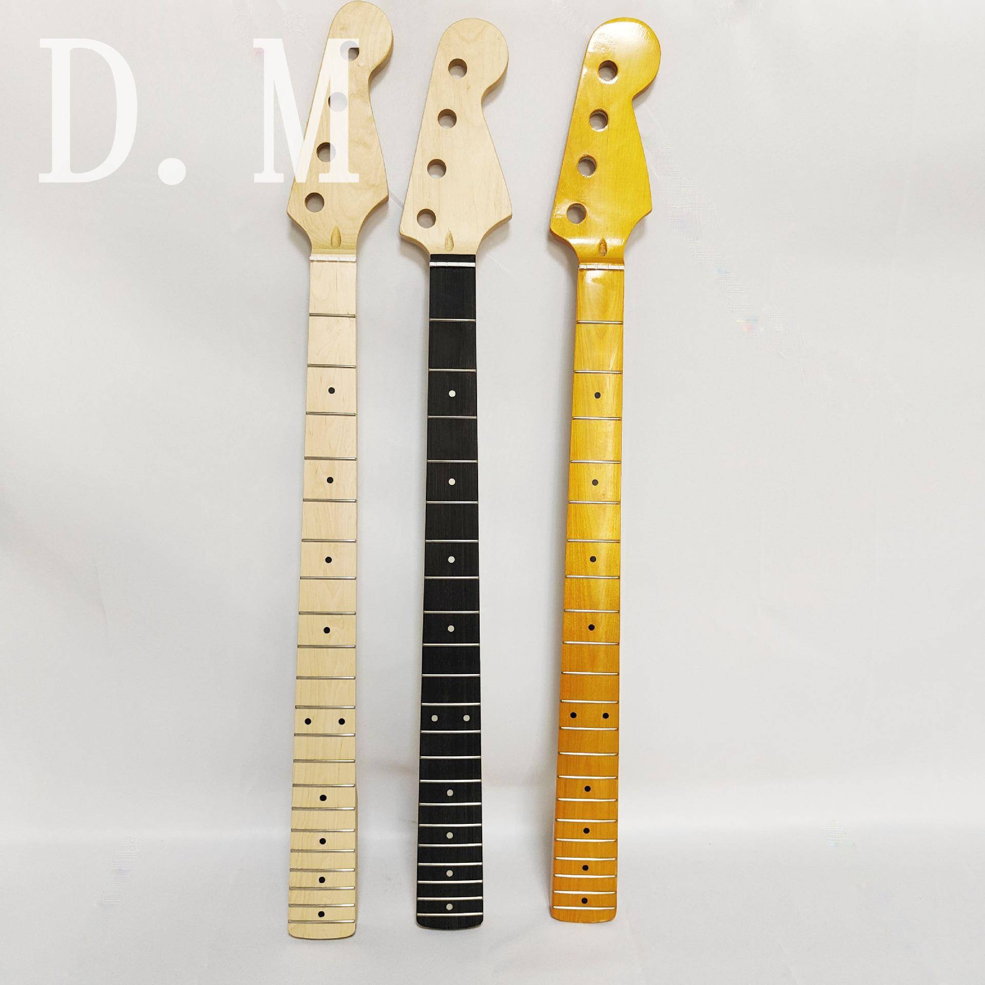 木材类吉他配件琴颈PB电贝司柄料21品枫木电贝斯成品吉他琴柄3色