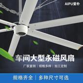 6.1m6叶永磁无刷散热大型吊扇体育馆无刷降温1.5kw大功率工业风扇