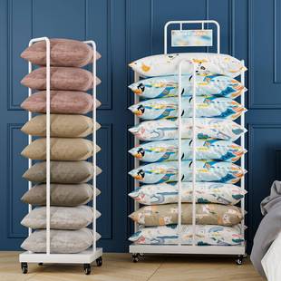 子A坐垫家纺促销 可移动头枕芯储陈列存架展枕示架白色蒲架团抱枕