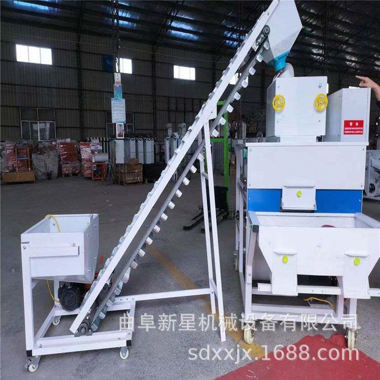 小麦精选机玉米水稻油菜籽清选机比重振动筛选机脱芒净选机选种机