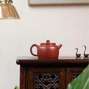 宜茶兴原0011矿紫壶平盖茶德钟壶纯手工家用壶具砂直播供货