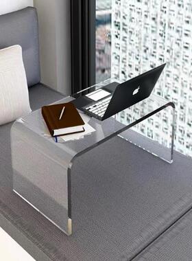 亚克力飘茶窗透明米小桌子CFL几床上榻榻矮桌网用红家简约茶道桌