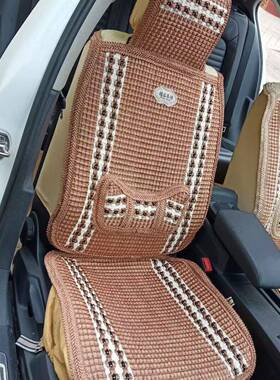 高弹棉汽坐季997垫四通用机编全包汽车坐垫全套高弹车棉气透座垫