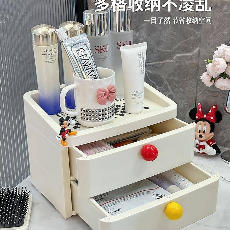 玄桌面容收纳盒大985量入户件钥匙置物架客厅电视柜抽关屉式摆储