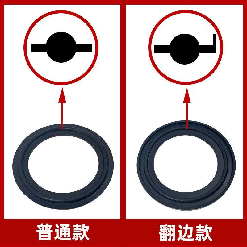 三元乙丙快装垫片EPDM卡箍卡盘橡胶端头快开接头密封圈卫生级