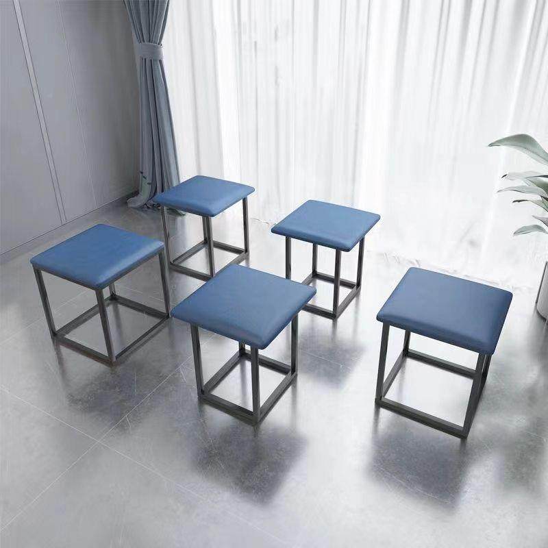 魔方组合椅子家用沙发厅321小矮轮万向客茶几凳方坐凳折叠可叠放