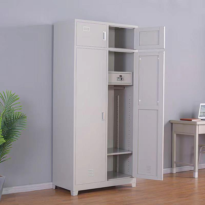 舍加厚务铁01皮柜储物柜宿帽物品柜双人衣内更衣柜四门储物柜子